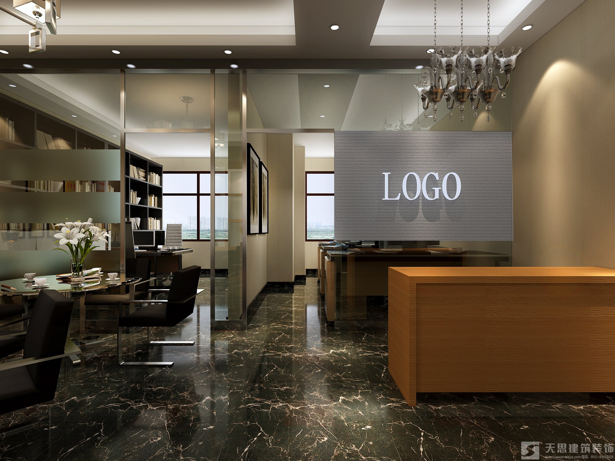 留白在<a href=http://m.monolithvip.com/ target=_blank class=infotextkey>合肥辦公室裝修</a>設計中的運用